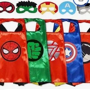 Heroic Adventure Kids Costume Set - Red, Green, Blue
